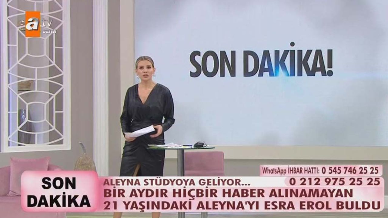 Esra Erol Aleyna'ları karıştırınca stüdyo kahkaya boğuldu