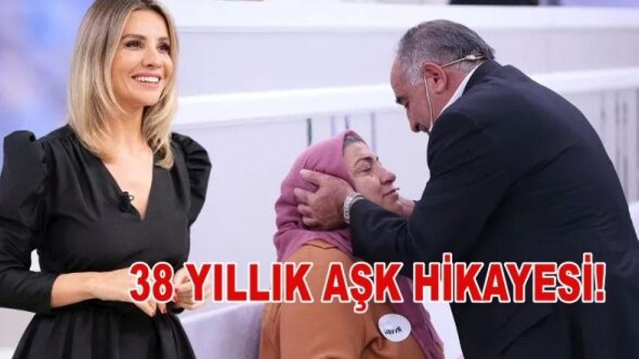 Ekranda bu da oldu! 38 yıllık ilk aşkına Esra Erol’da kavuştu!