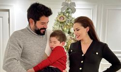 Fahriye Evcen küçük oğlu Kerem'i paylaştı