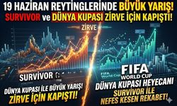 19 Haziran Reytinglerinde Büyük Yarış! Survivor ve Dünya Kupası Zirve İçin Kapıştı