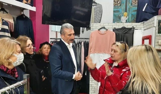 Bursa Yıldırım'da CHP'den esnaf ziyareti