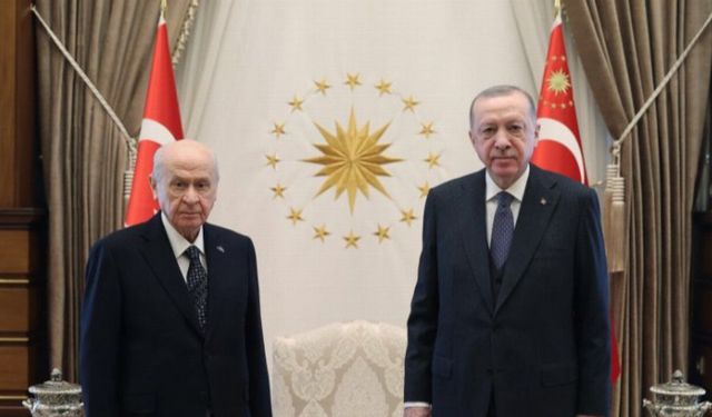 Cumhurbaşkanı Erdoğan, Bahçeli ile görüştü