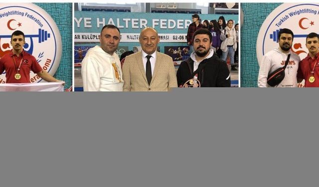 Nevşehir Belediyesi halterde şampiyon