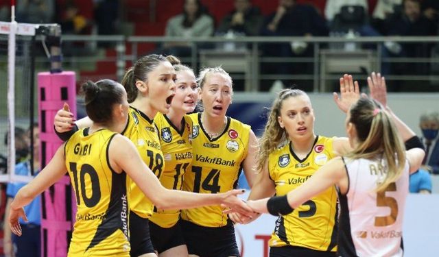 VakıfBank, deplasmanda set vermedi